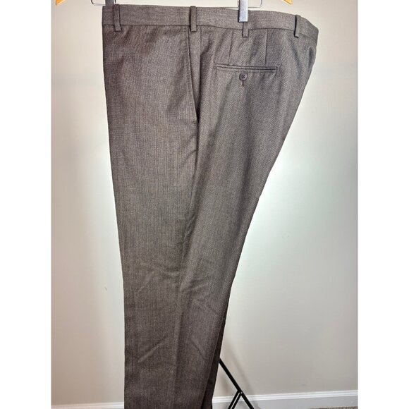 ISAIA Mens ***120's Royal Flannel*** Gray Dress Pants 40 w